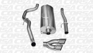 Corsa 10-13 Dodge Ram Crew Cab/Long Bed 2500 5.7L V8 Polished Sport Cat-Back Exhaust