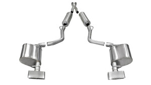 Corsa 11-13 Dodge Challenger R/T 5.7L V8 Polished Sport Cat-Back Exhaust