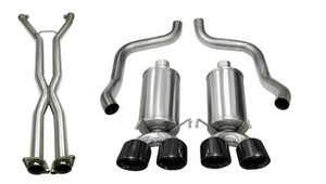 Corsa 09-13 Chevy Corvette 6.2L V8 2.5in Sport Cat-Back Dual Rear Exit w/Twin 4.0in Pol Pro-Ser Tips