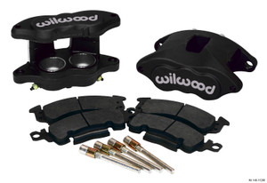 Wilwood D52 Front Caliper Kit - Black Ano 2.00 / 2.00in Piston 1.28in Rotor