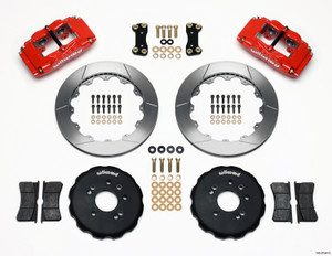 Wilwood FSLI4 Front Hat Kit 13.00in Drilled Red Nissan 240SX 140-9194-R