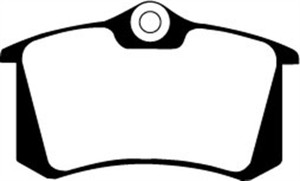 EBC 10-13 Audi A3 2.0 TD Greenstuff Rear Brake Pads
