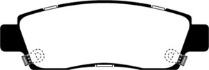 EBC 07+ Buick Enclave 3.6 Ultimax2 Rear Brake Pads