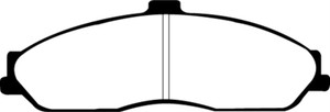 EBC 03-04 Cadillac XLR 4.6 Greenstuff Front Brake Pads