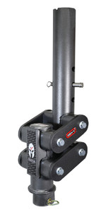 Gen Y Spartan Torsion Flex 5In Offset 4In RD Tube Gooseneck 2 5/16In Coupler Extd Height GH-7041