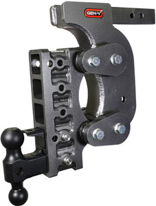 Gen Y The Boss TorsionFlex 2In Shank 15In Drop 16K Hitch w/ GH-051 Dual-Ball/Pintle Lock/Stab Kit