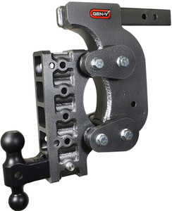 Gen Y The Boss TorsionFlex 2In Shank 15In Drop 16K Hitch w/ GH-051 Dual-Ball w/ Stabilizer Kit