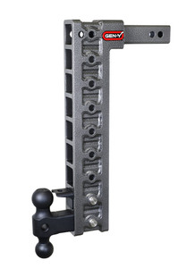 Gen Y Mega Duty 2In Shank 20In Drop 10K Hitch w/ Dual-Ball/Pintle Lock/Stabilizer Kit
