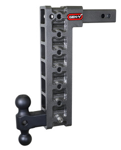 Gen Y Mega Duty 2In Shank 15In Drop 10K Hitch w/ Dual-Ball (Stabilizer Kit Recommended GH-0100)