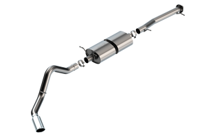 Borla 20-22 Chevrolet/GMC Silverado/Sierra 6.6L T-304 SS Cat-Back S-Type Exhaust - Brushed 140833 Borla 20-22 Chevrolet/GMC Silverado/Sierra 6.6L T-304 SS Cat-Back S-Type Exhaust - Brushed 140833