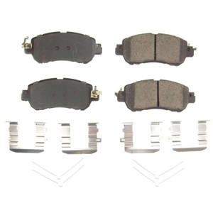 Power Stop 2019 Nissan Kicks Front Z17 Evolution Ceramic Brake Pads w/Hardware Power Stop 2019 Nissan Kicks Front Z17 Evolution Ceramic Brake Pads w/Hardware