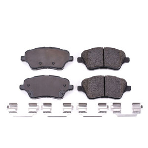 Power Stop 14-19 Ford Fiesta Front Z17 Evolution Ceramic Brake Pads w/Hardware Power Stop 14-19 Ford Fiesta Front Z17 Evolution Ceramic Brake Pads w/Hardware