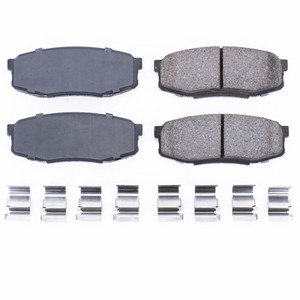 Power Stop 08-11 Lexus LX570 Rear Z17 Evolution Ceramic Brake Pads w/Hardware Power Stop 08-11 Lexus LX570 Rear Z17 Evolution Ceramic Brake Pads w/Hardware