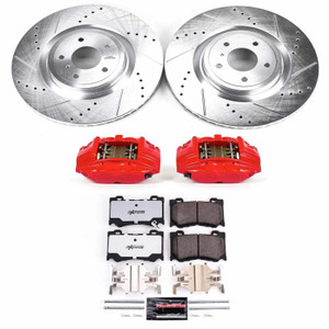 Power Stop 09-13 Infiniti FX50 Z26 Street Kit w/ Calipers - Front Power Stop 09-13 Infiniti FX50 Z26 Street Kit w/ Calipers - Front