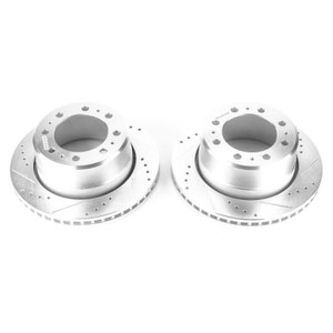 Power Stop 13-18 Ram 3500 Rear Evolution Drilled & Slotted Rotors - Pair Power Stop 13-18 Ram 3500 Rear Evolution Drilled & Slotted Rotors - Pair