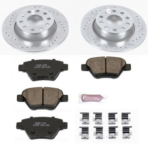 Power Stop 10-12 Audi A3 Rear Z23 Evolution Sport Brake Kit Power Stop 10-12 Audi A3 Rear Z23 Evolution Sport Brake Kit