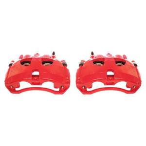 Power Stop 09-10 Dodge Ram 2500 Front Red Calipers w/Brackets - Pair Power Stop 09-10 Dodge Ram 2500 Front Red Calipers w/Brackets - Pair
