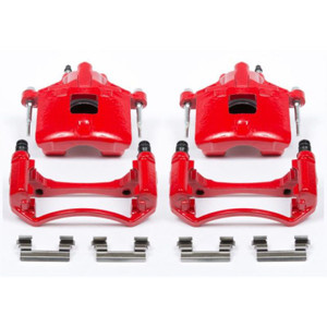 Power Stop 97-05 Buick Century Front Red Calipers w/Brackets - Pair Power Stop 97-05 Buick Century Front Red Calipers w/Brackets - Pair