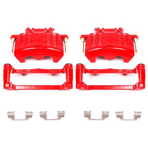 Power Stop 05-11 Chrysler 300 Front Red Calipers w/Brackets - Pair Power Stop 05-11 Chrysler 300 Front Red Calipers w/Brackets - Pair