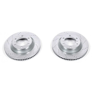 Power Stop 10-19 Lexus GX460 Front Evolution Drilled & Slotted Rotors - Pair Power Stop 10-19 Lexus GX460 Front Evolution Drilled & Slotted Rotors - Pair