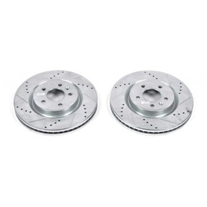 Power Stop 11-19 Ford Explorer Front Evolution Drilled & Slotted Rotors - Pair Power Stop 11-19 Ford Explorer Front Evolution Drilled & Slotted Rotors - Pair