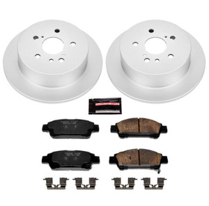 Power Stop 04-10 Toyota Sienna Rear Z17 Evolution Geomet Coated Brake Kit Power Stop 04-10 Toyota Sienna Rear Z17 Evolution Geomet Coated Brake Kit