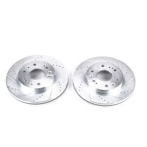 Power Stop 07-19 Cadillac Escalade Front Evolution Drilled & Slotted Rotors - Pair Power Stop 07-19 Cadillac Escalade Front Evolution Drilled & Slotted Rotors - Pair