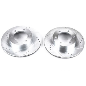 Power Stop 96-02 Toyota 4Runner Front Evolution Drilled & Slotted Rotors - Pair Power Stop 96-02 Toyota 4Runner Front Evolution Drilled & Slotted Rotors - Pair