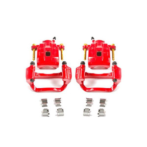 Power Stop 08-15 Toyota Sequoia Rear Red Calipers w/Brackets - Pair Power Stop 08-15 Toyota Sequoia Rear Red Calipers w/Brackets - Pair