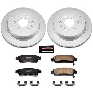 Power Stop 08-17 Buick Enclave Rear Z17 Evolution Geomet Coated Brake Kit Power Stop 08-17 Buick Enclave Rear Z17 Evolution Geomet Coated Brake Kit