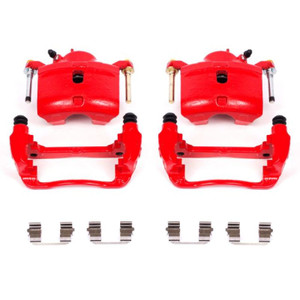 Power Stop 13-15 Acura ILX Front Red Calipers w/Brackets - Pair Power Stop 13-15 Acura ILX Front Red Calipers w/Brackets - Pair