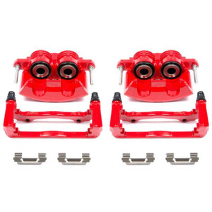 Power Stop 98-02 Chevrolet Camaro Front Red Calipers w/Brackets - Pair Power Stop 98-02 Chevrolet Camaro Front Red Calipers w/Brackets - Pair