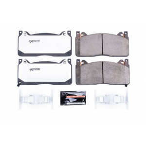 Power Stop 16-19 Ford Mustang Front Z26 Extreme Street Brake Pads w/Hardware Power Stop 16-19 Ford Mustang Front Z26 Extreme Street Brake Pads w/Hardware