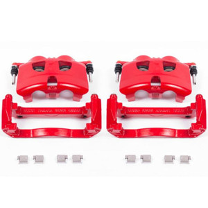 Power Stop 12-19 Ford F-150 Front Red Calipers w/Brackets - Pair Power Stop 12-19 Ford F-150 Front Red Calipers w/Brackets - Pair