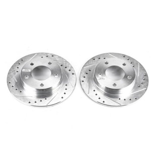 Power Stop 93-97 Ford Probe Rear Evolution Drilled & Slotted Rotors - Pair Power Stop 93-97 Ford Probe Rear Evolution Drilled & Slotted Rotors - Pair
