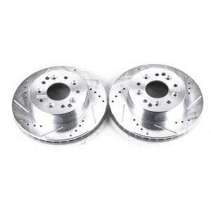 Power Stop 1969 Chevrolet Camaro Front or Rear Evolution Drilled & Slotted Rotors - Pair Power Stop 1969 Chevrolet Camaro Front or Rear Evolution Drilled & Slotted Rotors - Pair