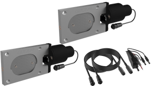 QTP Bolt-On QTEC Dual Low Profile Oval Electric Cutout Valves - Pair