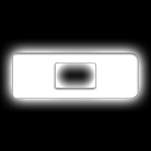 ORACLE Lighting Universal Illuminated LED Letter Badges - Matte White Surface Finish - D