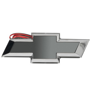 Oracle 14-15 Chevy Camaro Illuminated Bowtie - Dual Inten - Cyber Grey Metal (GPV) - Red