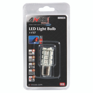 ANZO LED Bulbs Universal LED 1157 Red - 18 LEDs 1 3/4in Tall
