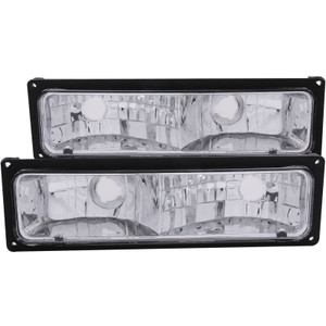 ANZO 1988-1998 Chevrolet C1500 Euro Parking Lights Black 511033