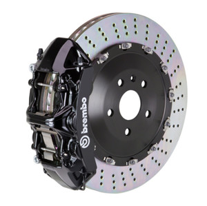 Brembo 17-23 540i Front GT BBK 6 Piston Cast 405x34 2pc Rotor Drilled-Black 1N1.9539A1