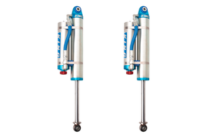 King Shocks 07-18 Chevrolet Silverado Rear 2.5 Dia Piggy Hose Res Shock w/Adjuster (Pair)