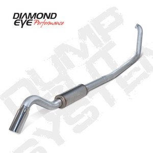 Diamond Eye KIT 4in TB SGL AL: TURN DOWN 99-03 FORD 7.3L F250/F350