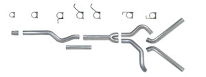 Diamond Eye KIT 4in CB MFLR REPLACMENT PIPE DUAL AL: 2006-2007.5 CHEVY/GMC 6.6L 2500/3500