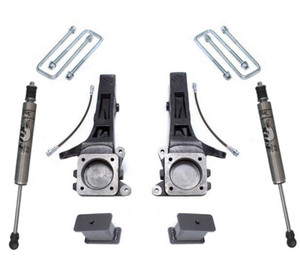 MaxTrac 05-18 Toyota Tacoma 2WD 6 Lug 4in/2in MaxPro Elite Spindle Lift Kit w/FOX Shocks