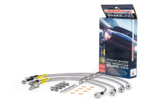 Goodridge 17-18 Honda Civic (Base/LX/EX) SS Brake Lines