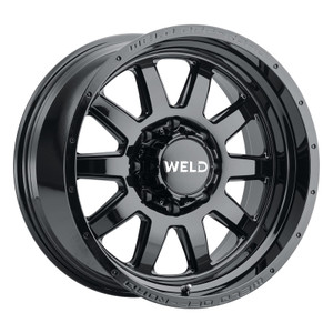 Weld W168 20X9 Stealth 8X170 ET00 BS5.00 Gloss Black 125.1