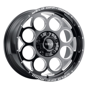 Weld W113 20X10 Redondo 5X139.7 5X150 ET-18 BS4.75 Gloss Black MIL 110.2