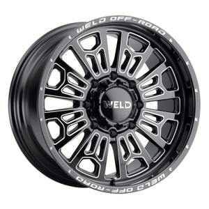 Weld W114 20X9 Elicit 5X139.7 5X150 ET00 BS5.00 Gloss Black MIL 110.2